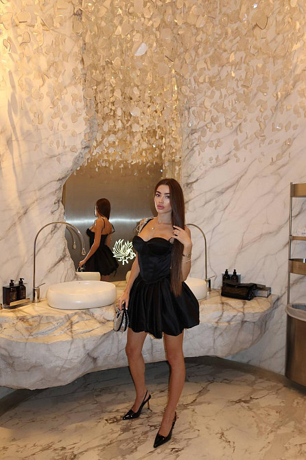 Жіноча елегантна святкова міні-сукня тканина атлас Одеса - фото 9