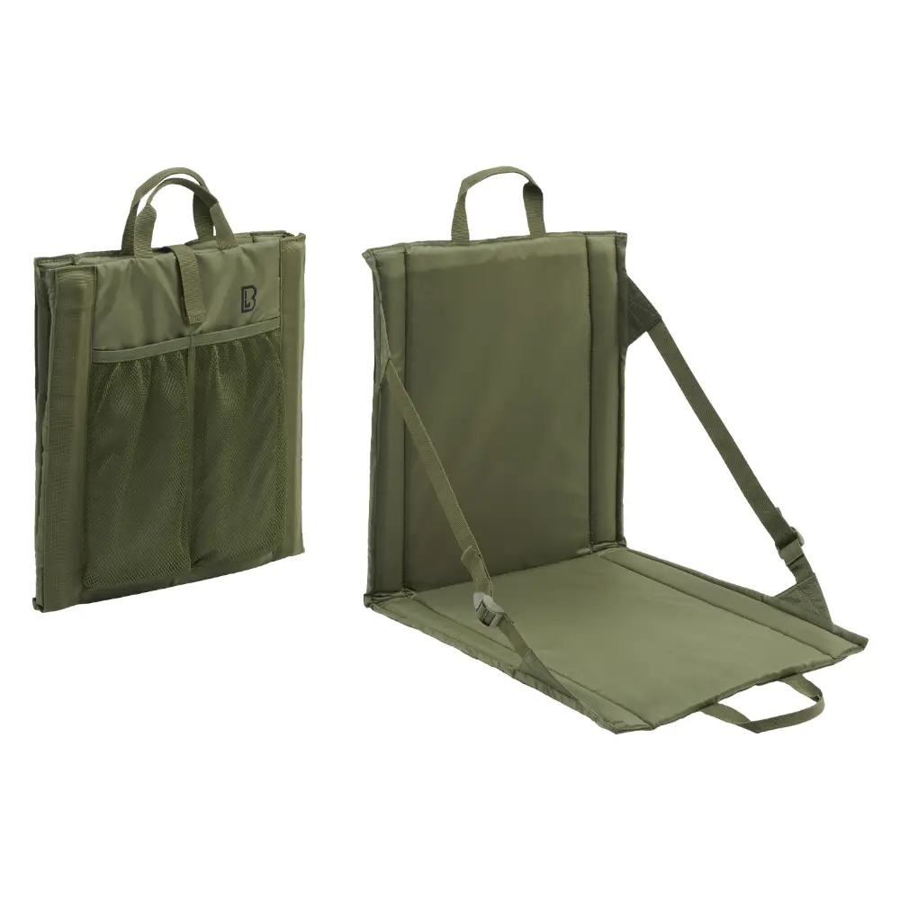 Тактична польова сидушка-килимок Brandit Олива Вінниця - фото 1