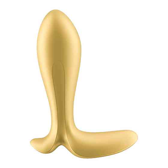 Анальна смарт-пробка з вібрацією Satisfyer Intensity Plug Gold Sex Aura Київ