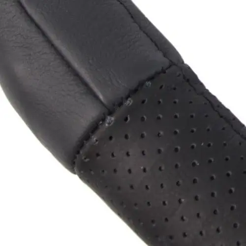 Оплетка кожа 317 M черная перфорированная Винница - изображение 6