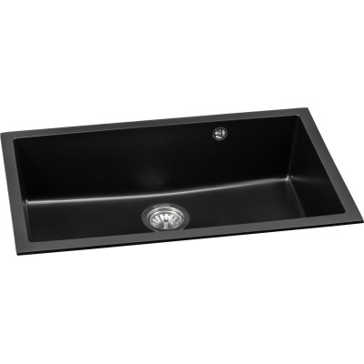 Мойка кухонная GRANADO Under top XL black shine (gr3701) Винница - изображение 2