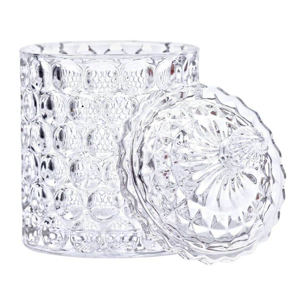 Стеклянная конфетница с крышкой, 7.5 см, круглая Киев - изображение 3