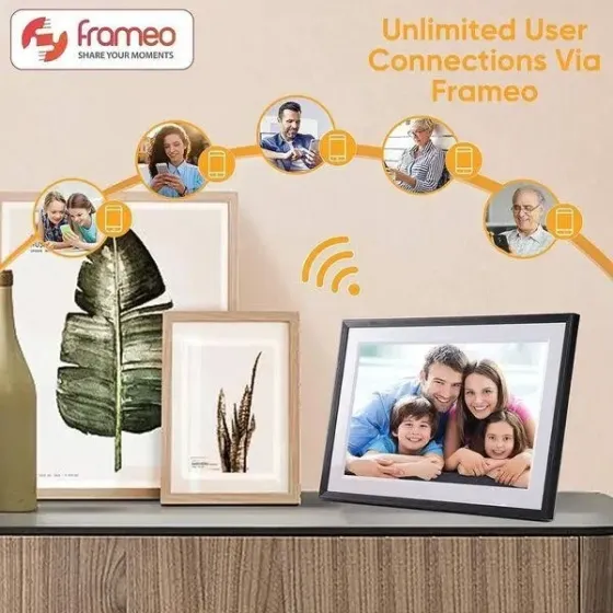 Цифрова фоторамка Frameo 10,1" HD IPS-екран, 32 ГБ, WiFi, робота через програму, в подарунковій коро Київ
