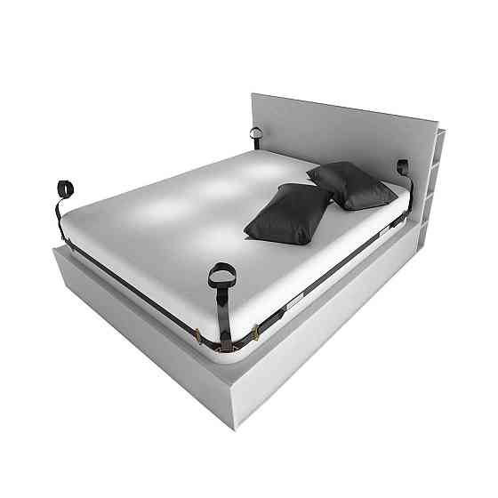 Фіксатори рук і ніг для ліжка LOCKINK BDSM Adjustable Bed Restraint Kit Sex Aura Київ