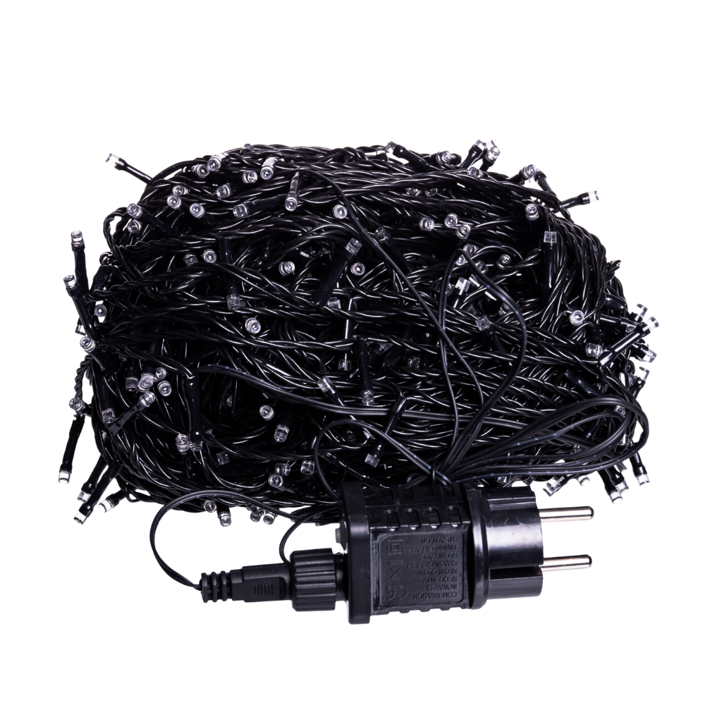 Гирлянда Різдвяна Фея 50м, 500 LED, синій провод Київ - фото 3