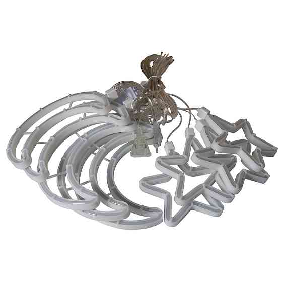 Гірлянда Xmas Copper curtain 7260 9WW-1, 3x0.7 м, жовте світло. Вінниця