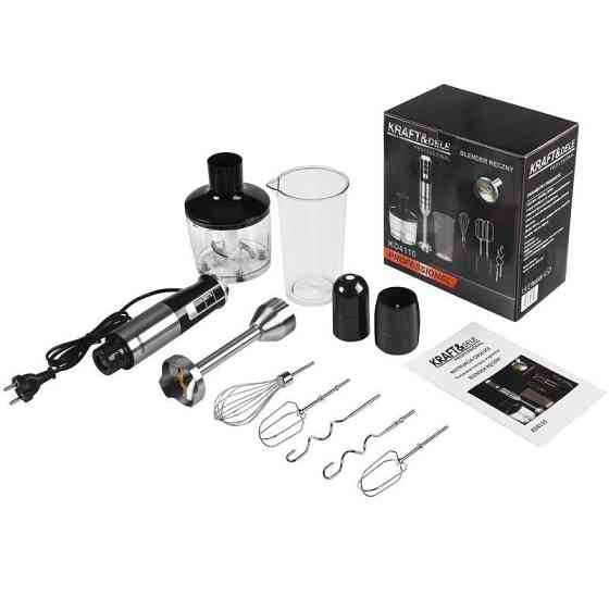 Блендер 1500 Вт Kraft&Dele KD4110 с чашей и насадками Черкассы