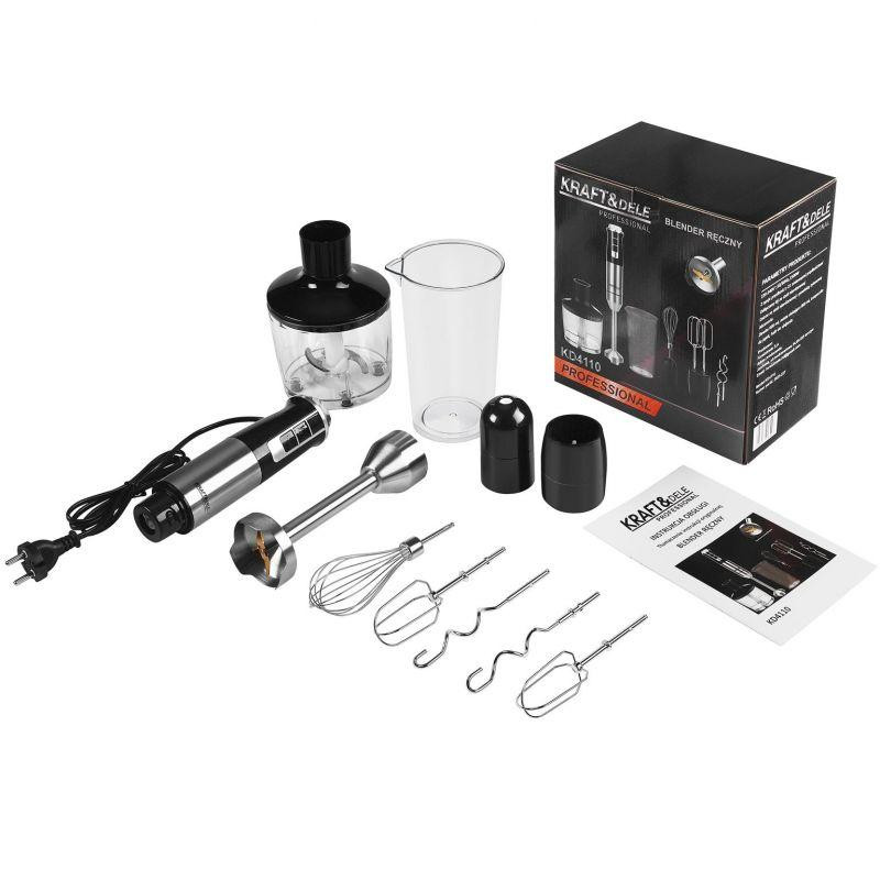Блендер 1500 Вт Kraft&Dele KD4110 с чашей и насадками Черкассы - изображение 1