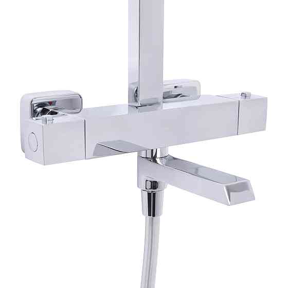 Душова система універсальна Qtap Sloup термостатична на три споживачі (з виливом) QTSLO51103OC48217 Chrome Київ