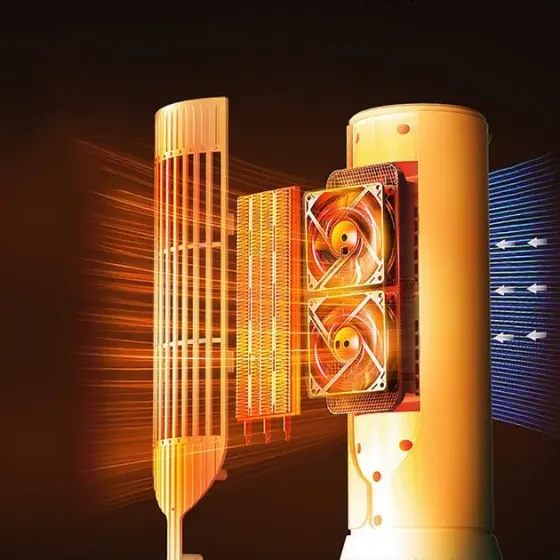 Обогреватель электрический 1200Вт белый (Fl-2564) Коломыя