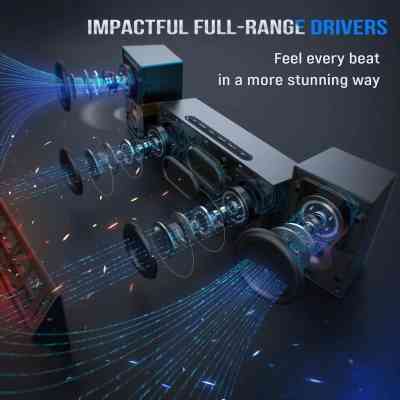 Акустическая система Fifine A22 Gaming RGB Black (A22) Винница