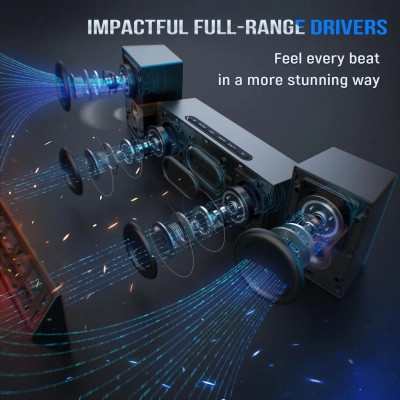 Акустическая система Fifine A22 Gaming RGB Black (A22) Винница - изображение 5