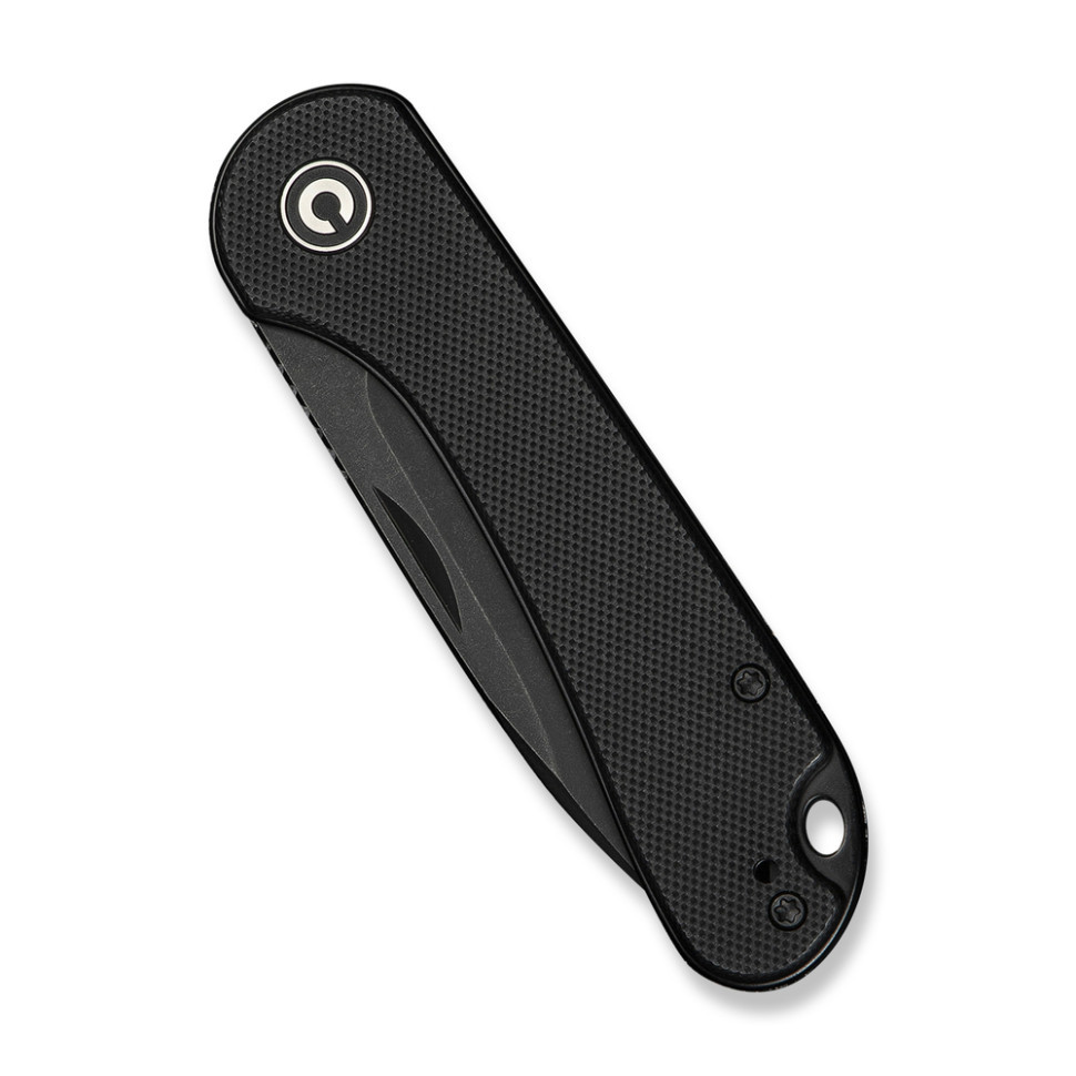 Ніж складаний кишеньковий Civivi Elementum Slip Joint, (7.5 см) 14C28N / G10 чорний Киев - изображение 4