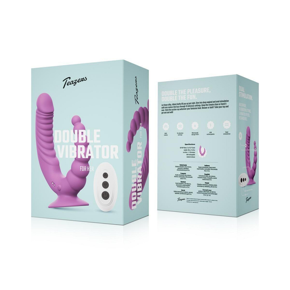 Двойной вибратор Teazers Double Vibrator Sex Aura Киев - изображение 8
