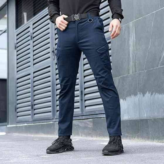 Штани тактичні темно-сині чоловічі S Pobedov Tactical V2 Київ