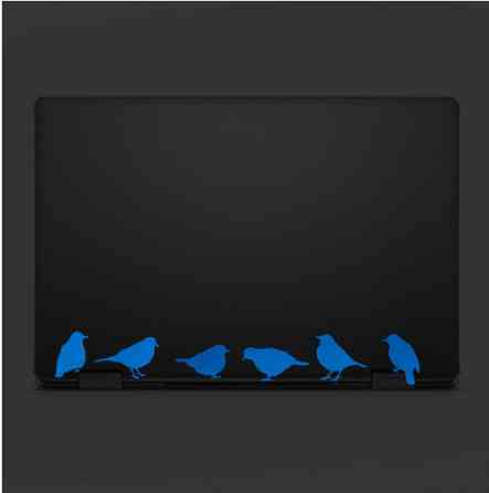 Світна наклейка "Пташки" - 10*15см (поглинають світло і світяться в темряві) Київ