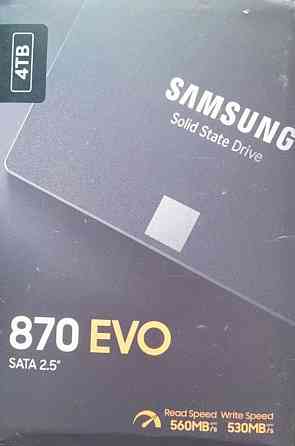SSD накопитель Samsung 870 EVO 4TB Новый, упакованный. Киев