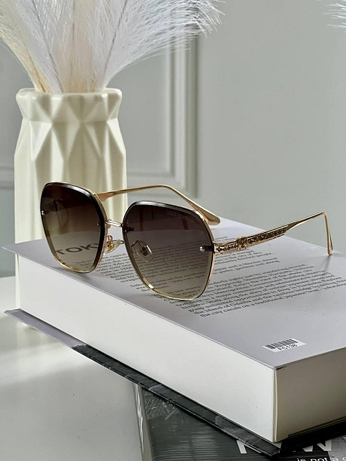 Женские очки Louis Vuitton 🔥 с металлической оправой MasterSem Киев - изображение 8