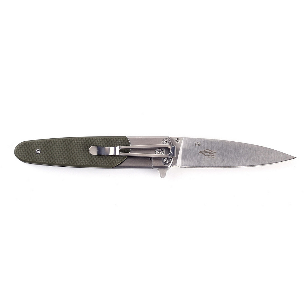 Ніж складаний туристичний Ganzo G743-2 ( 8.7 см) 440С шорсткий / G10 помаранчевий Киев - изображение 15