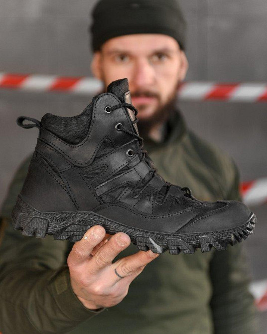 Тактические ботинки dragon  total black ОР6370 Одесса - изображение 5