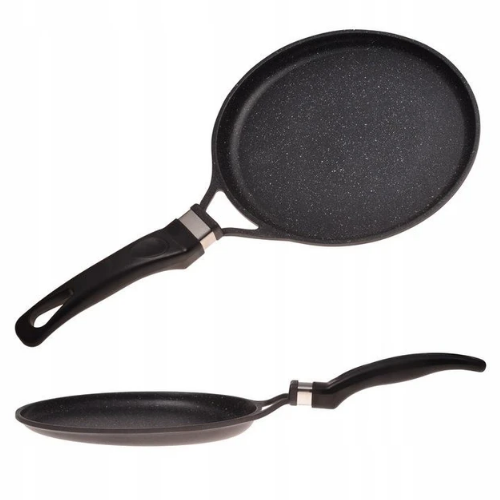 Сковорідка для млинців 28см. з антипригарним покриттям Black marble з алюмінію Житомир