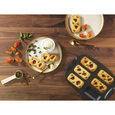 Форма для випікання Tefal PerfectBake, 6 форм, прямокутний, 21х29см, алюміній, коричневий (J5734402) Вінниця - фото 3