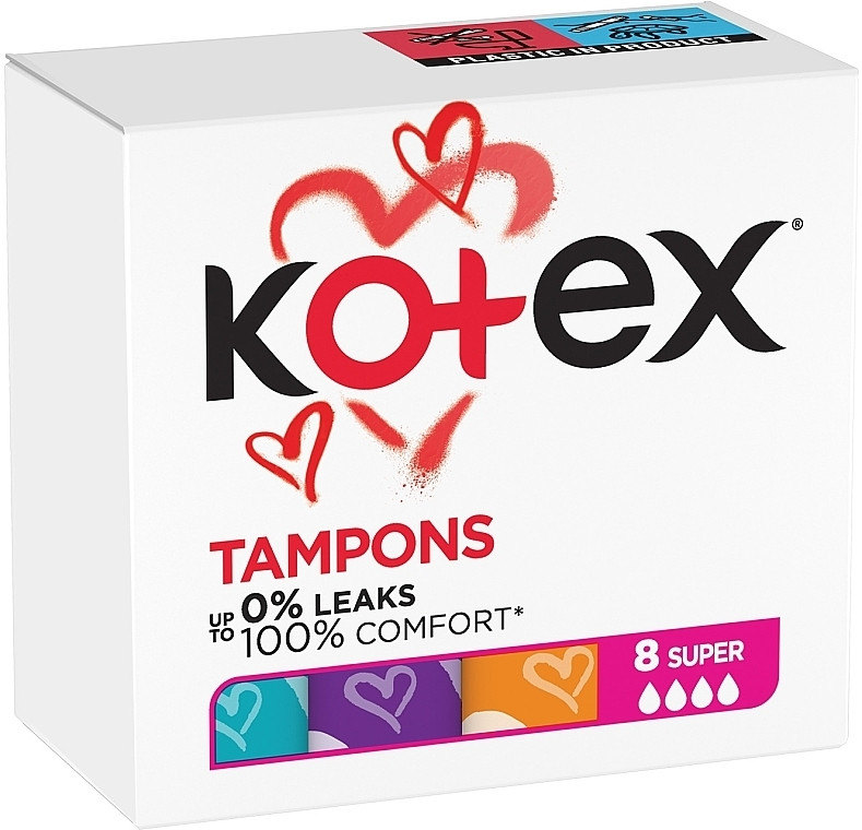 Тампони Кotex Super 8 шт Гостомель - изображение 1