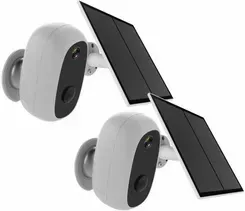 Камера  Chacon 2 X Bezprzewodowa Kamera Zewnętrzna Z Panelem Słonecznym (2IPCAMBE03PS) Киев - изображение 1