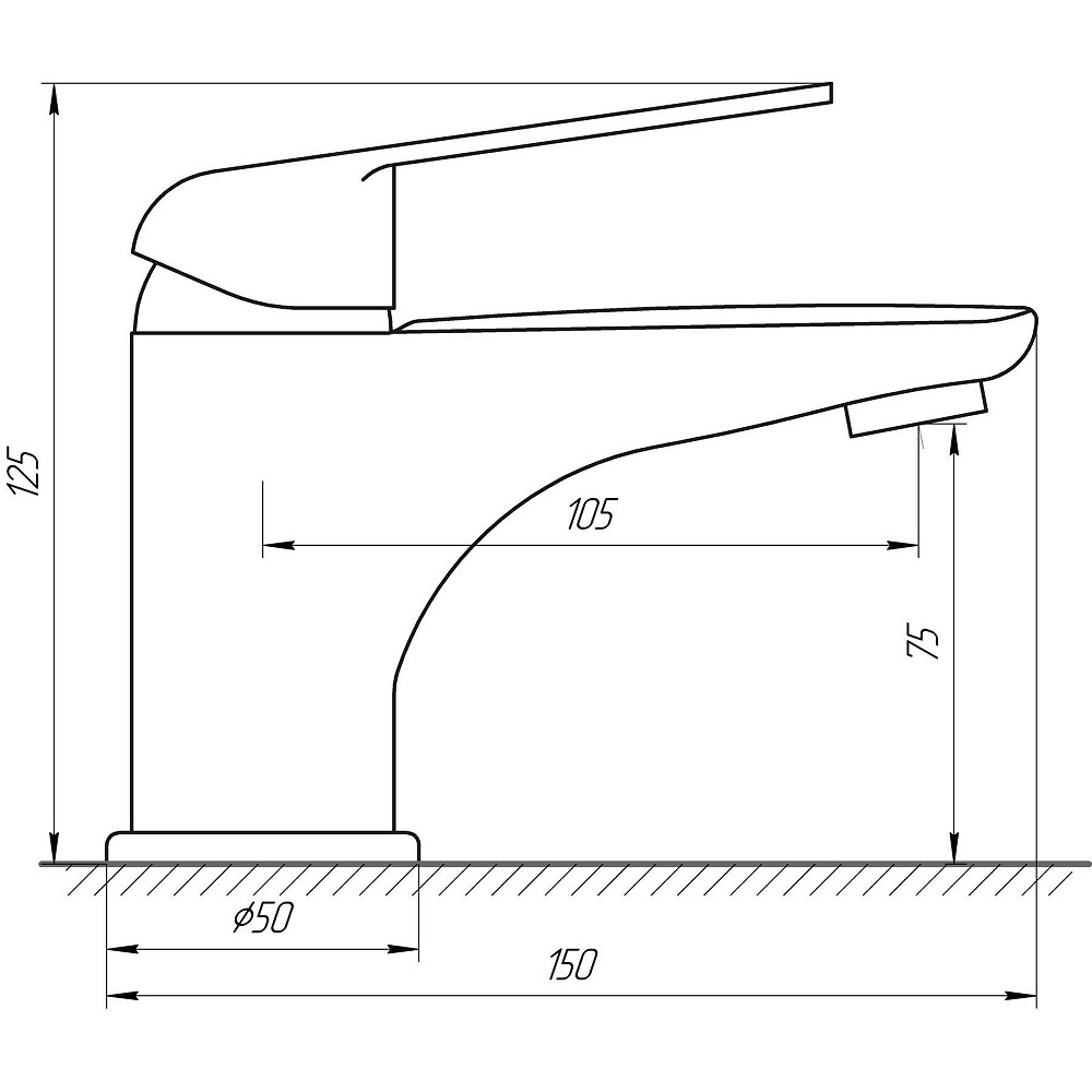 Змішувач для умивальника Globus Lux Koln GLK-0101 Луцк - изображение 5