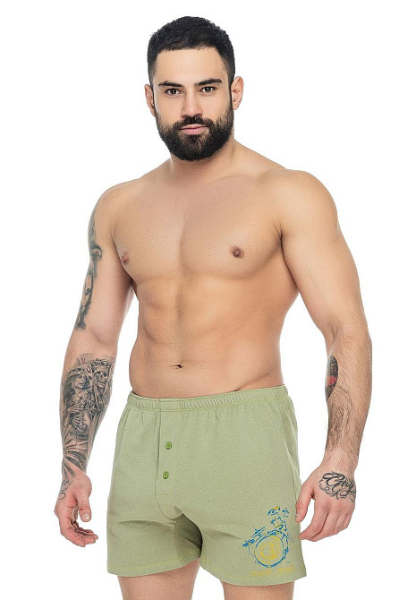 Чоловічі труси сімейні Lans L 01.034 4XL, Оливковий Київ - фото 1