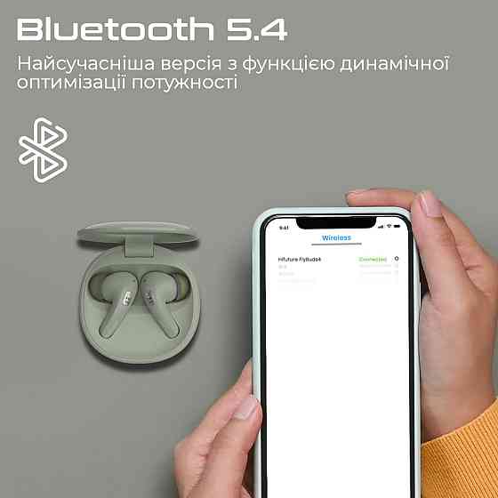 Bluetooth-гарнітура HiFuture Flybuds4 Black ( Чорний ) Харьков