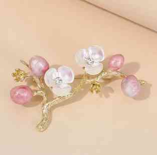 Брошь для одежды красивая Сакура Киев