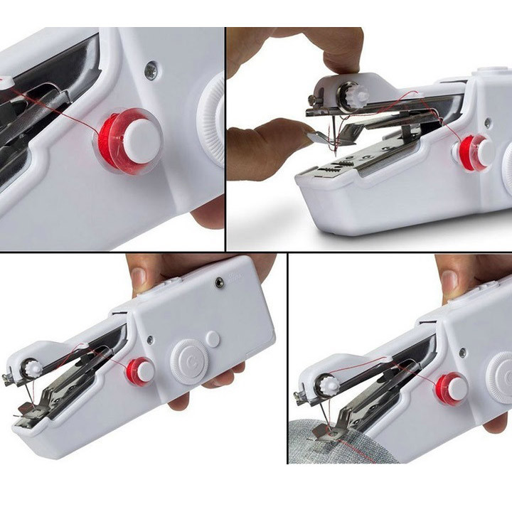 Портативна маленька міні-ручна швейна машина HANDY SWITCH CS-101B, Зручна ручна швейна машинка XM-11 Львів - фото 5