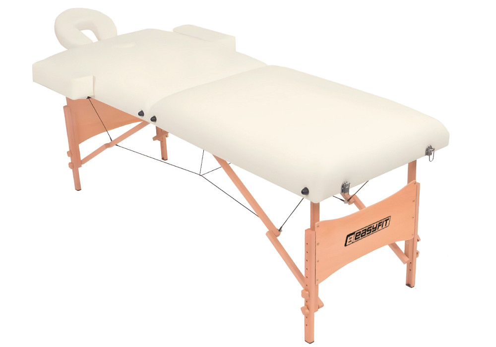 EasyFit Масажний стіл EasyFit ZenRest кушетка складна Бежевий з чохлом Коломия - фото 1