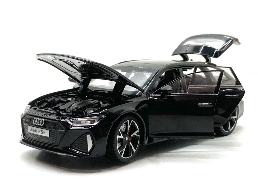 Машина TK Union Group Ауді A6 металопластик 1:32 звук світло інерція Чорна (ТК-10206) Чернігів - фото 10