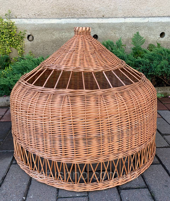 Подвесная люстра плетеная из лозы Киев - изображение 4