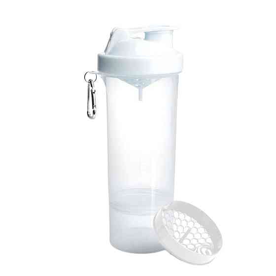 Шейкер спортивний SmartShake Slim 500ml Pure White Каменское