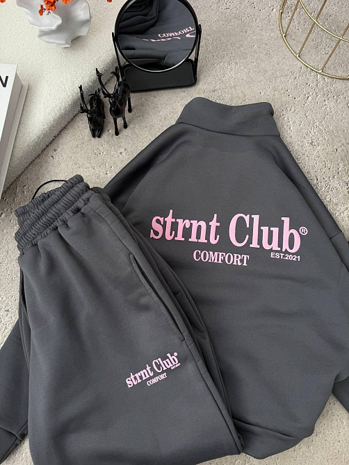 Женский трендовый костюм костюм двойка тринитка на флис Одесса - изображение 3