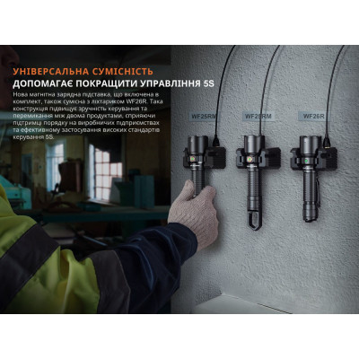 Ліхтар Fenix WF25RM з магнітною зарядкою (WF25RM) Вінниця - фото 6