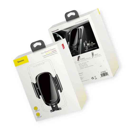 Підставка під телефон на дефлектор "автозатиск" під 4 - 6" телефони baseus Мукачево