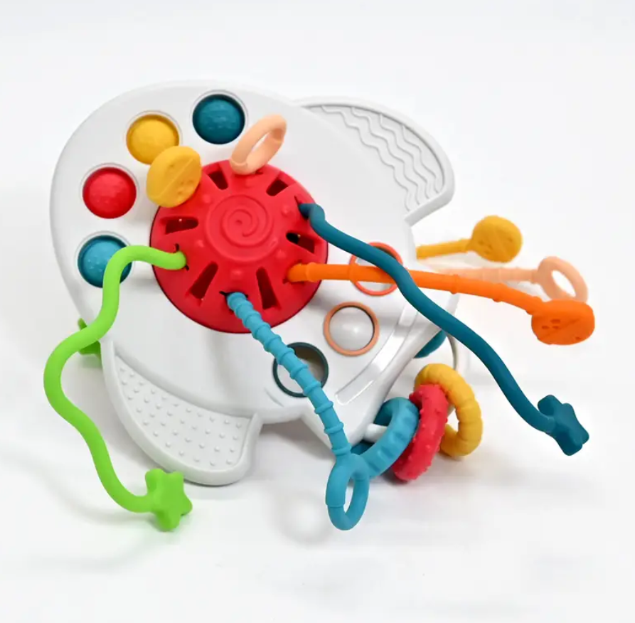 Набір для дитячого розвитку 31 елемент брязкальця прорізувач мішечок (1294) Чернигов - изображение 6