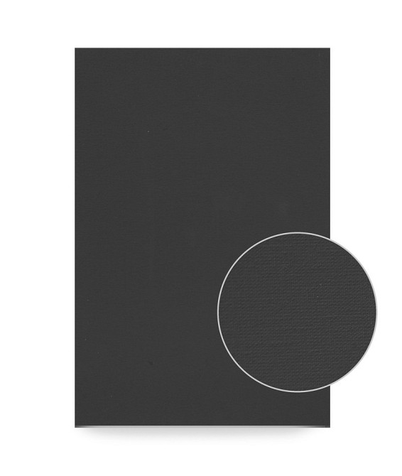 Canvas panel 24×30 сm Black acrylic prime cotton ROSA Studio Київ - фото 2