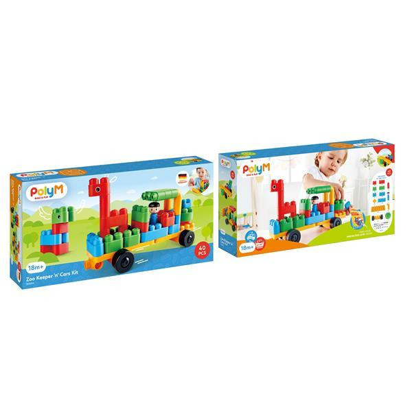 Конструктор PolyM Автопарк у зоопарку 40 деталей (760006) Харків - фото 16