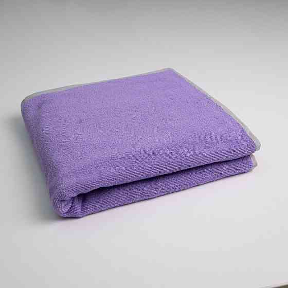 Набор махровых полотенец двусторонних Лаванда 2шт GM Textile 50х90см, 70х140см 400г/м2 (Лавандовый Серый) Сумы