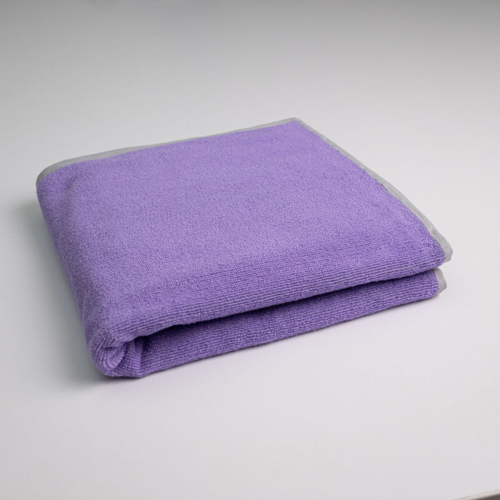 Набор махровых полотенец двусторонних Лаванда 2шт GM Textile 50х90см, 70х140см 400г/м2 (Лавандовый Серый) Сумы - изображение 3