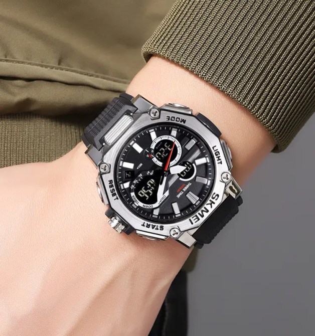 Часы мужские наручные Skmei 2219 (Серебристый) Винница - изображение 5