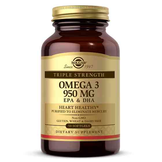Triple Strength Omega-3 950 mg - 50 softgels Луцк