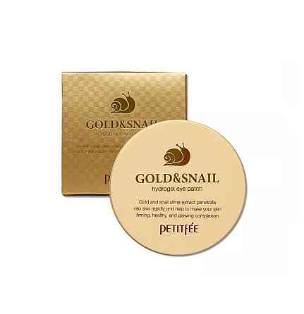Гидрогелевые патчи для глаз Золото-Улитка Gold/Snail Hydrogel Eye Patch Petitfee & Koelf 60 шт Киев