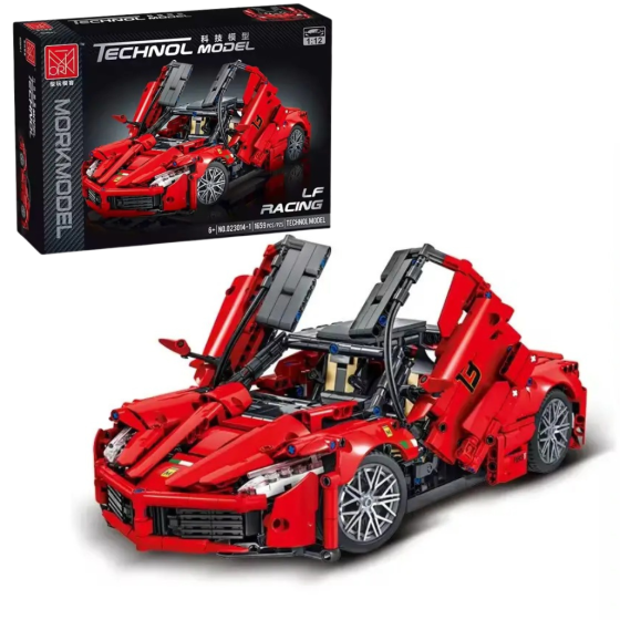 Конструктор спортивний автомобіль Ferrari на 1659 деталей, червоний Кам'янець-Подільський