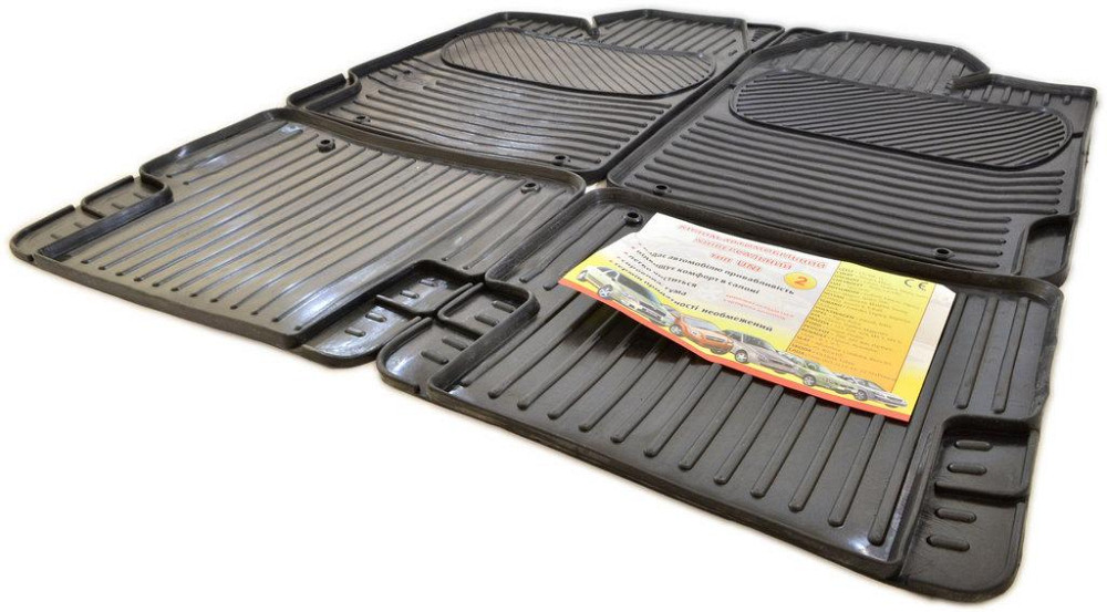 Килимки салону гумові універсальні,(UN-2) Полімер, к-т (4шт.) Київ - фото 1